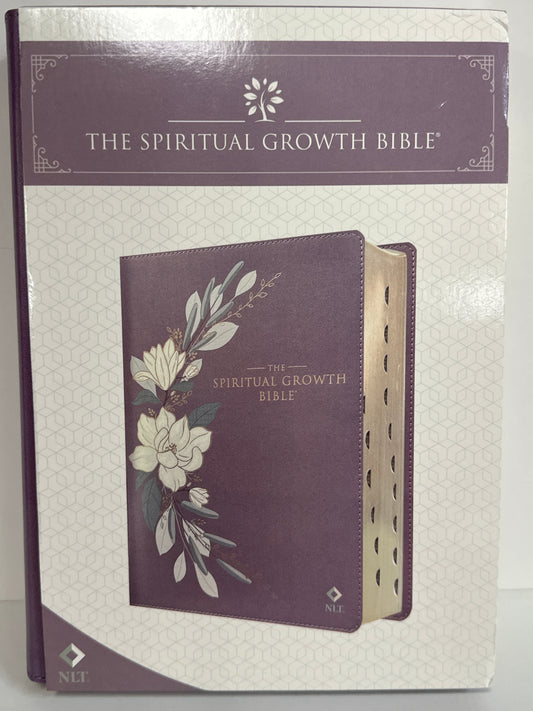 NLT SPIRITUAL GROWTH BIBLE PURPLE-4977