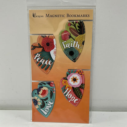 4 PIECE HEARTS VINYL MAGNET-2205