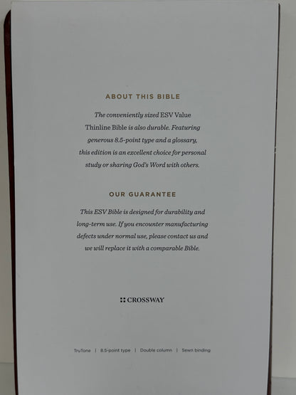 ESV VALUE THINLINE BIBLE BROWN MOSAIC-3312