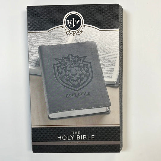 KJV GIFT BIBLE GRAY