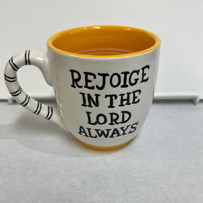 REJOICE IN THE LORD ALWAYS MUG-2469