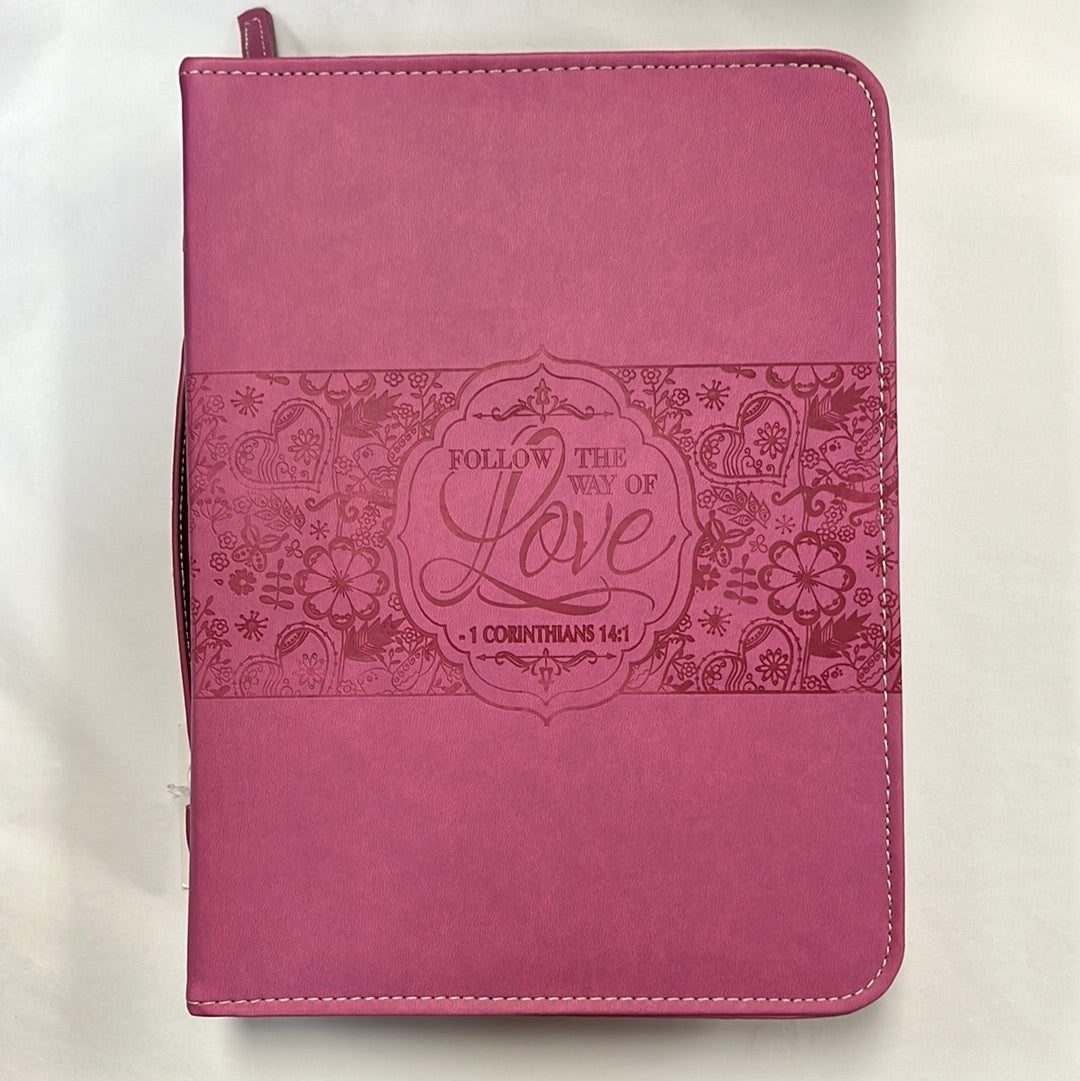 LOVE ROSE XL BIBLE COVER-6834