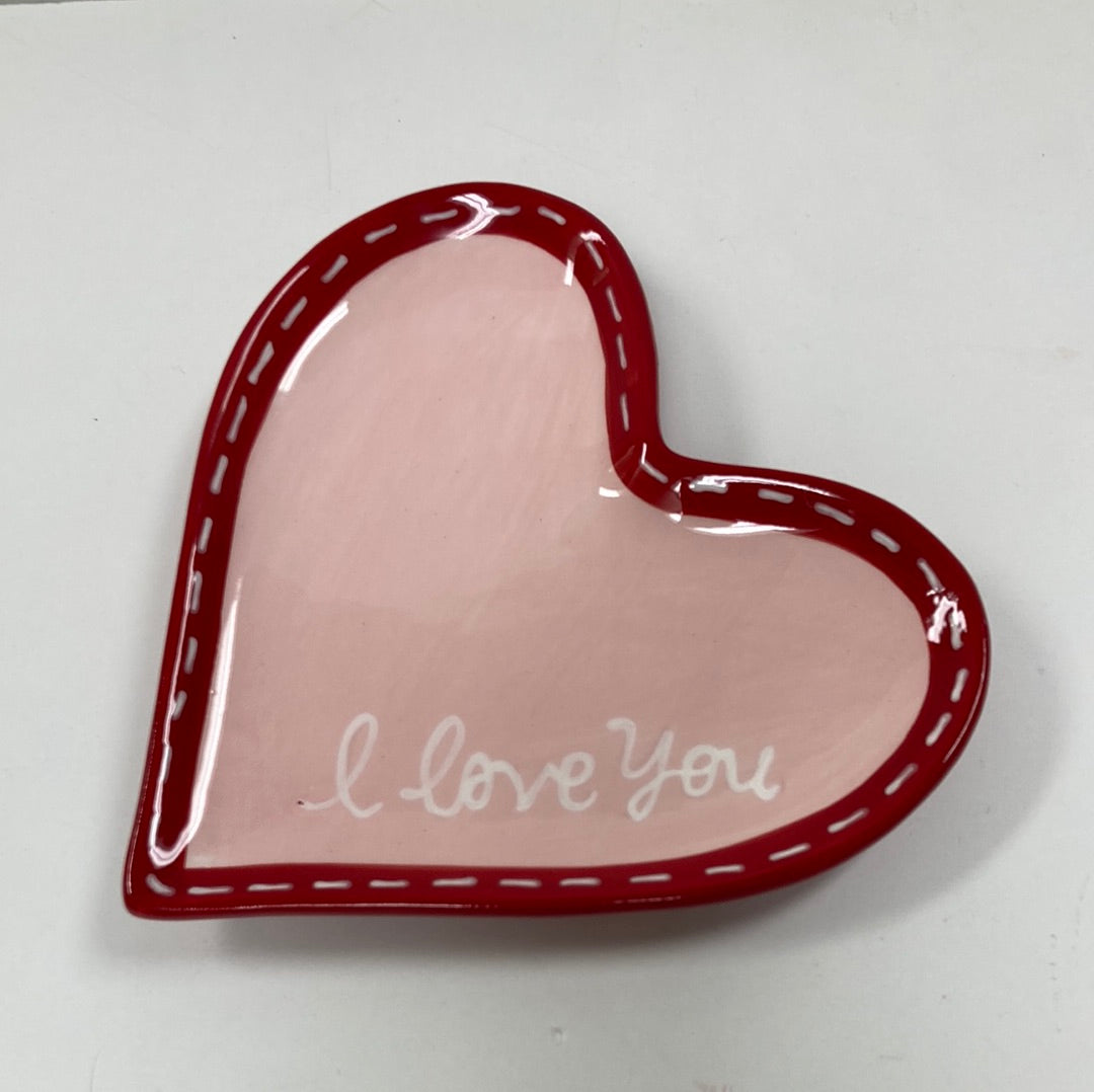 HEART LOVE YOU TRINKET TRAY-0953