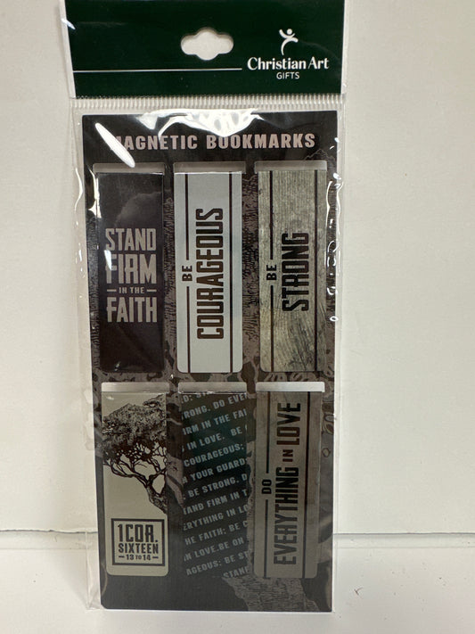 STAND FIRM MAGNETIC BOOKMARKS-0390