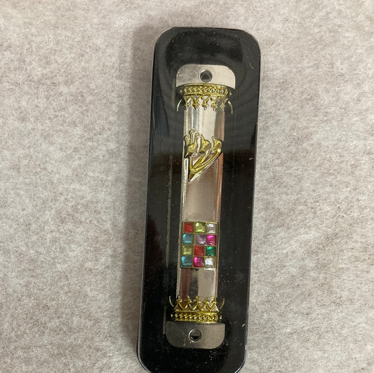 MEZUZAH-BREASTPLATE PEWTER-8362