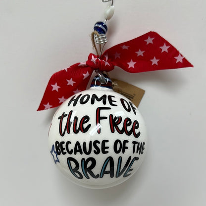 HOME OF THE FREE ORNAMENT-0642
