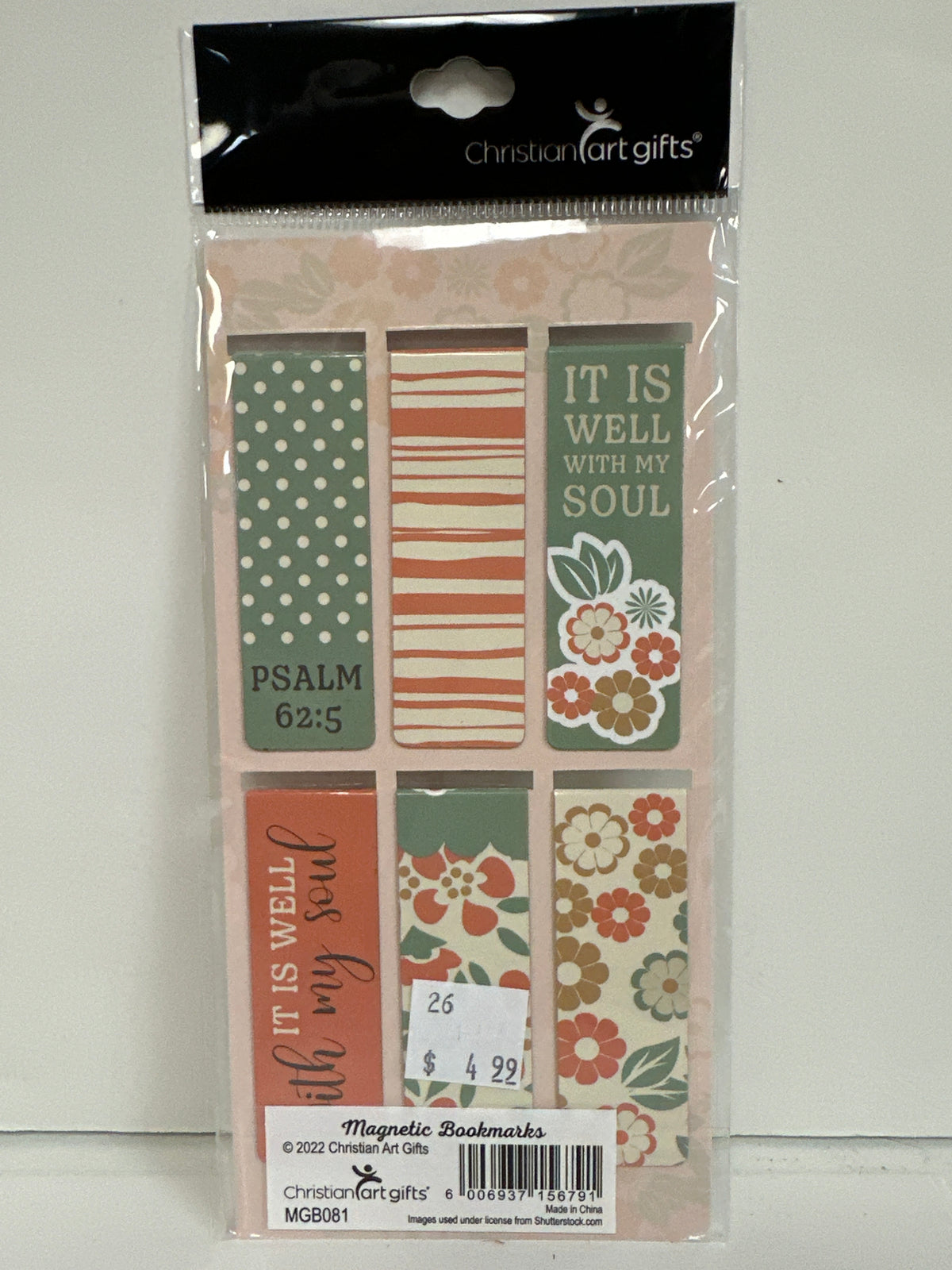 IT IS WELL MAGNETIC BOOKMARKS-6791