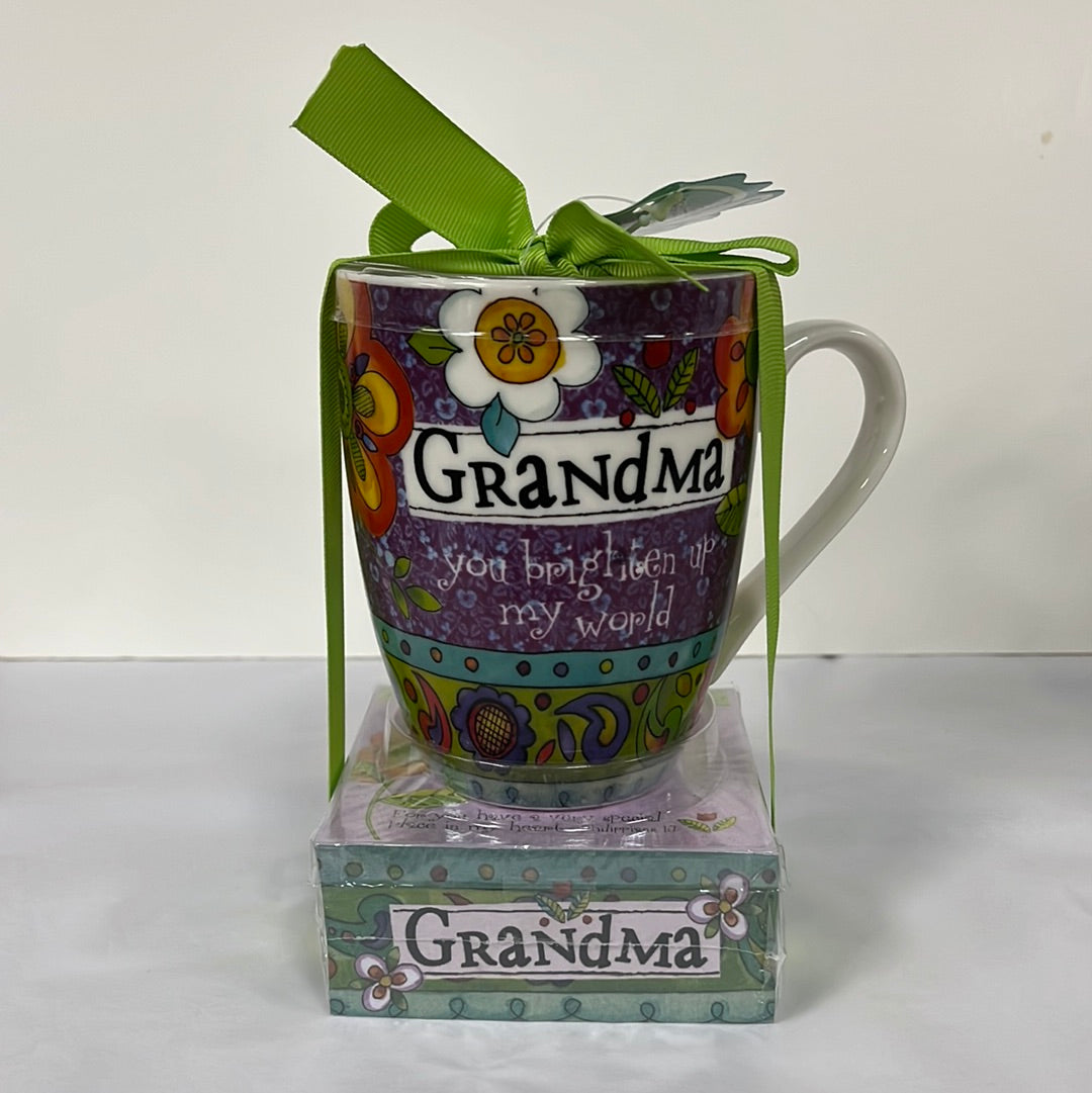 GRANDMA MUG W/MEMO PAD-7765