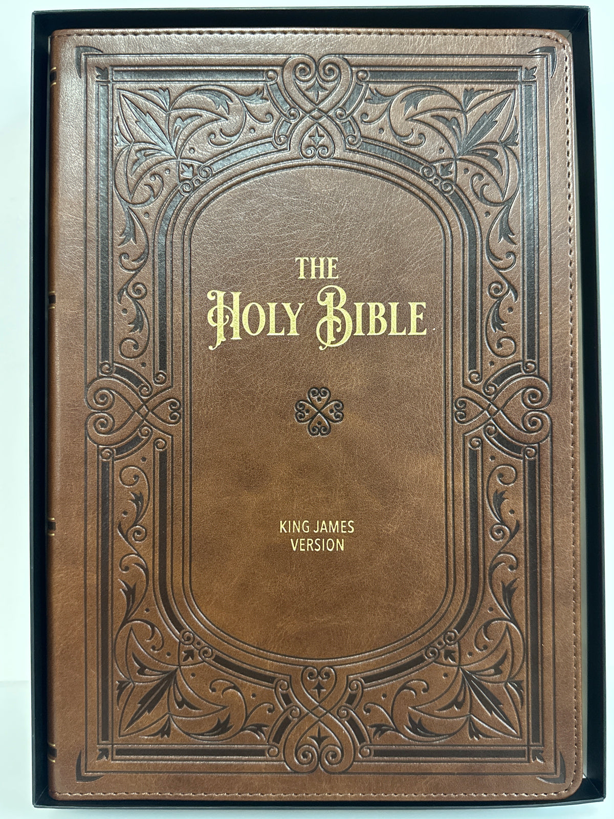KJV LARGE PRINT STUDY BIBLE SADDLE TAN-2224