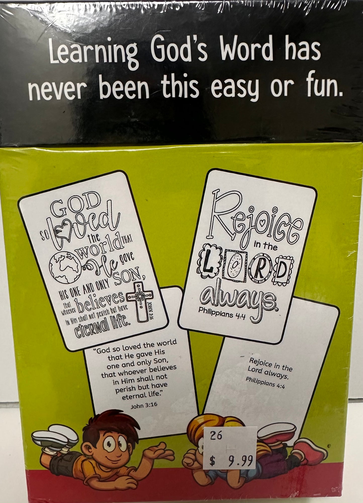 BIBLE MEMORY VERSES COLORING CARDS-3487