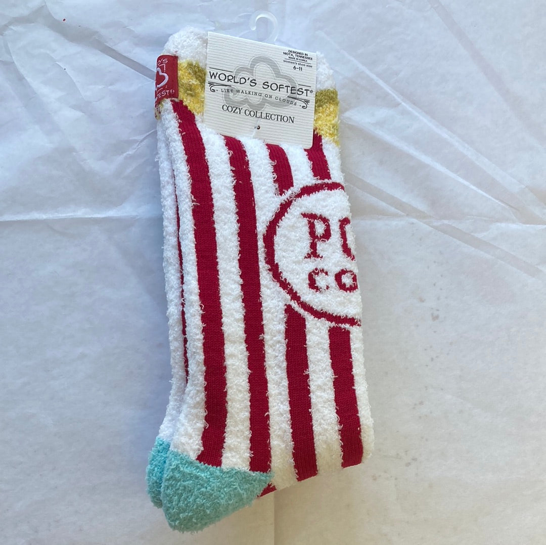 LADIES SOCKS/POPCORN 787-4971