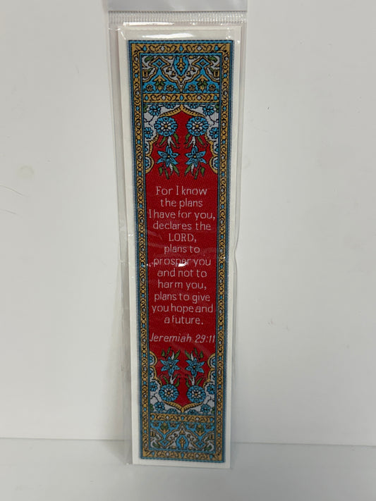 FOR I KNOW THE PLANS BOOKMARK-5476
