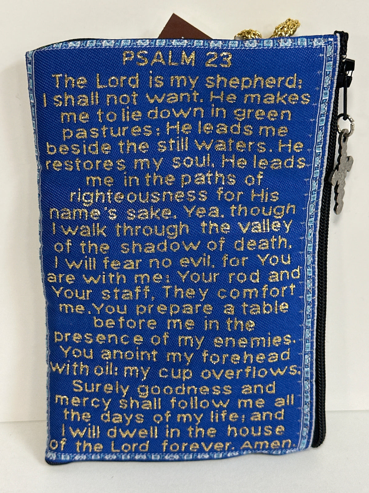 JESUS THE GOOD SHEPHERS AND PSALM 23RD ROSARY POUCH-8537