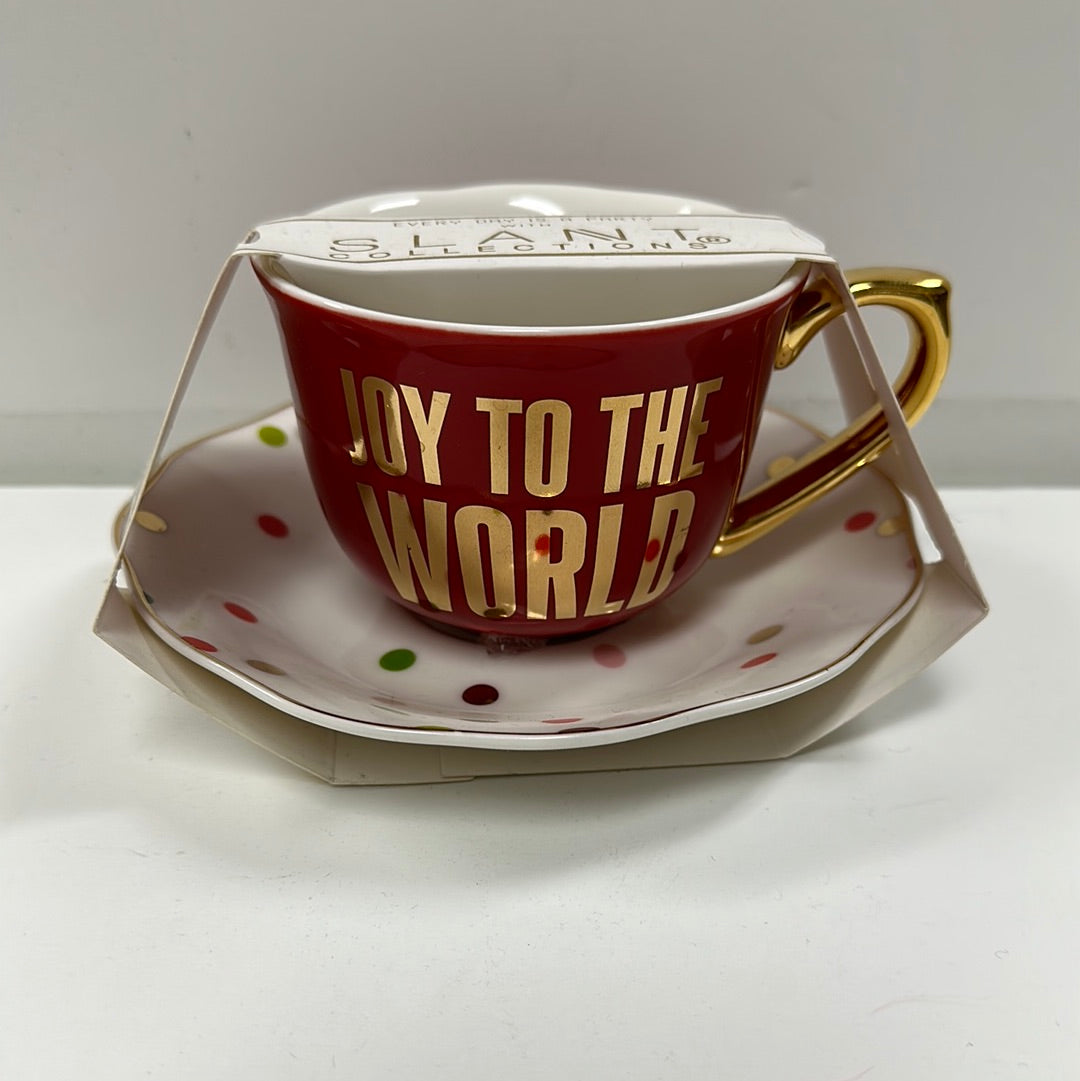 JOY TO THE WORLD TEACUP-5473
