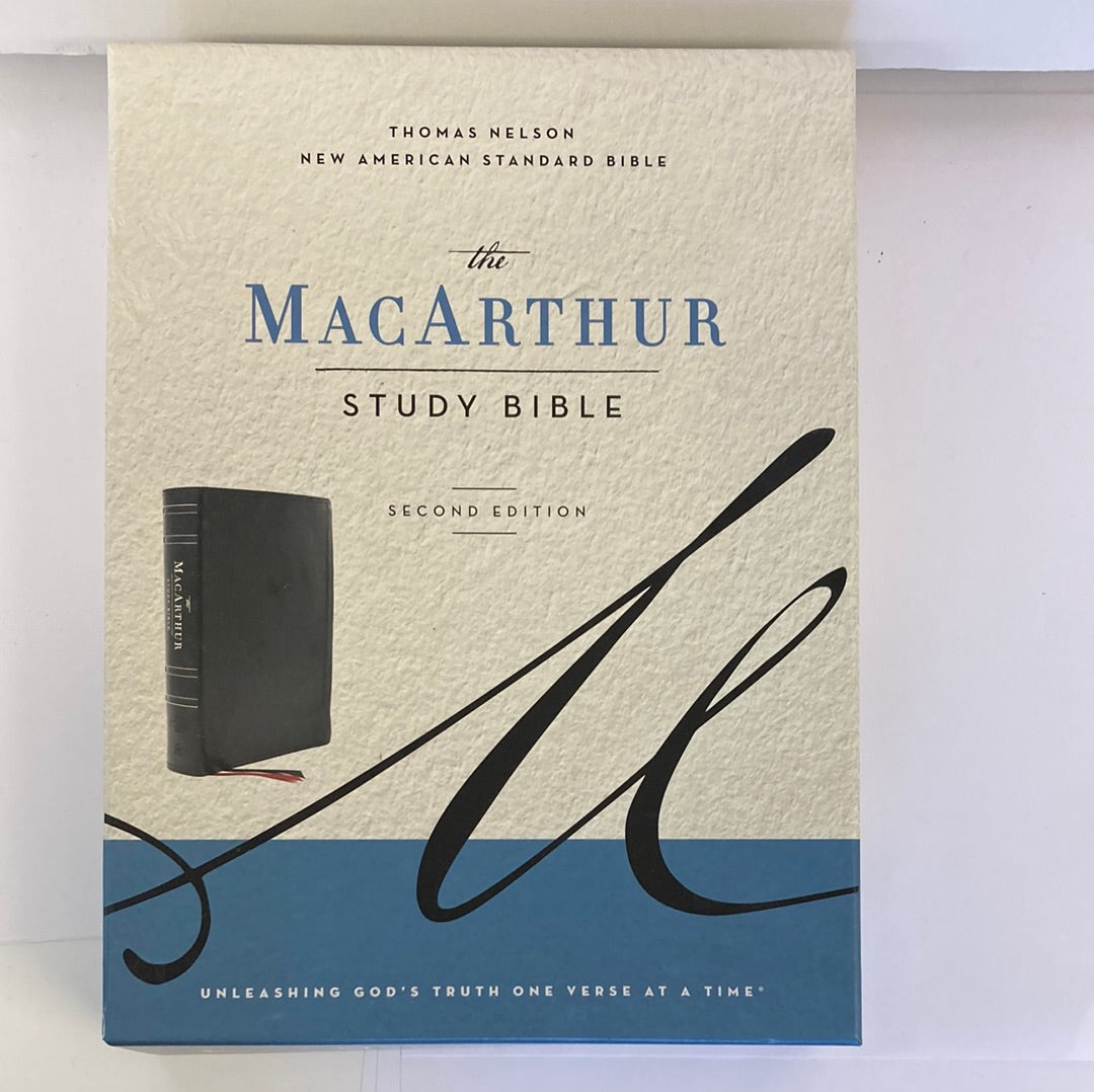 MACARTHUR STUDY BIBLE BLACK-0335