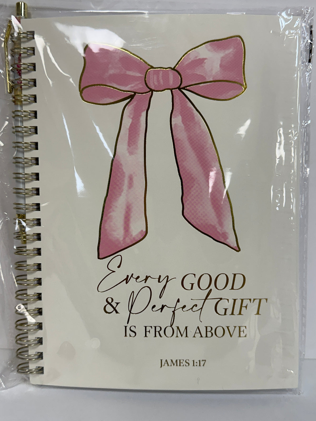 EVERY GOOD & PERFECT GIFT PINK JOUNAL & PEN SET-4289