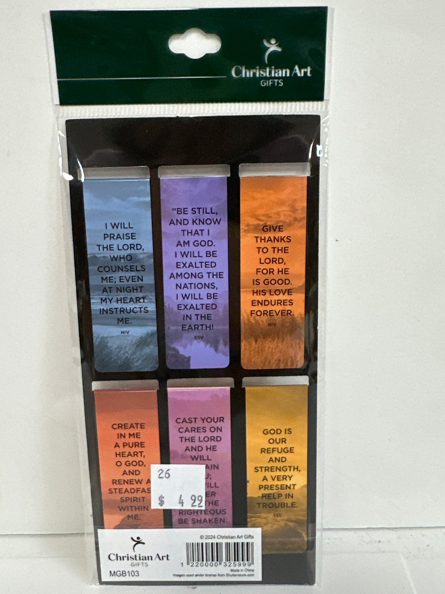 SCENIC MAGNETIC BOOKMARKS-5999