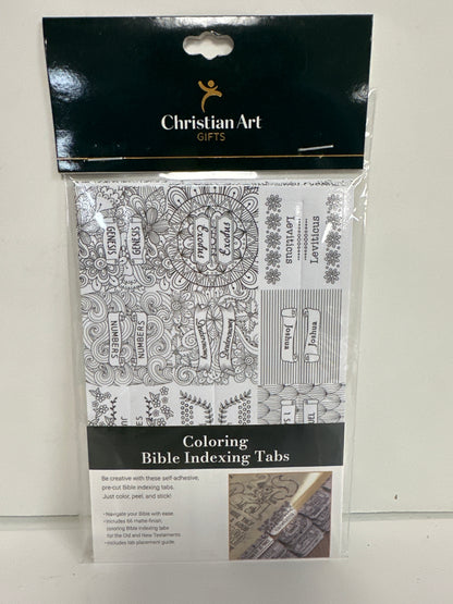 COLORING BIBLE INDEXING TABS-3582