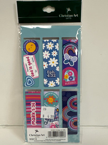 I AM STRONG MAGNETIC BOOKMARKS-0247