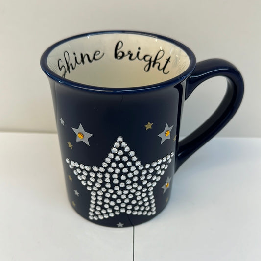 STAR RHINESTONE MUG-7059