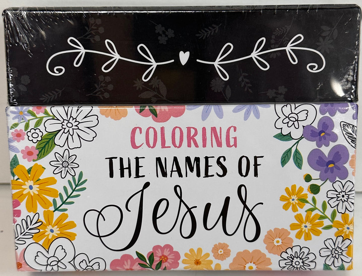 COLORING THE NAMES OF JESUS CARDS-7599