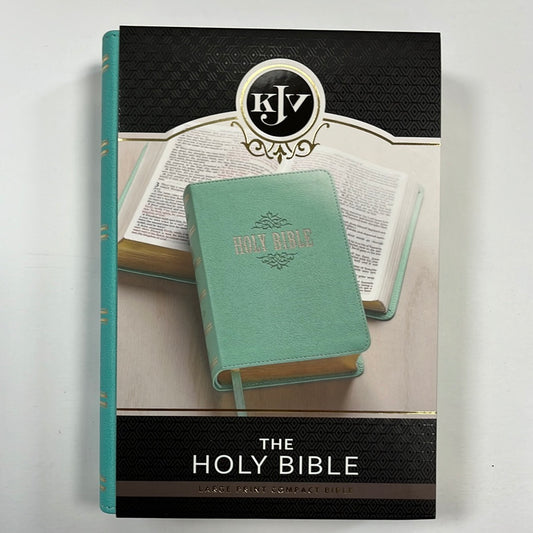 KJV COMP LG PR LL TEAL BIBLE-7924