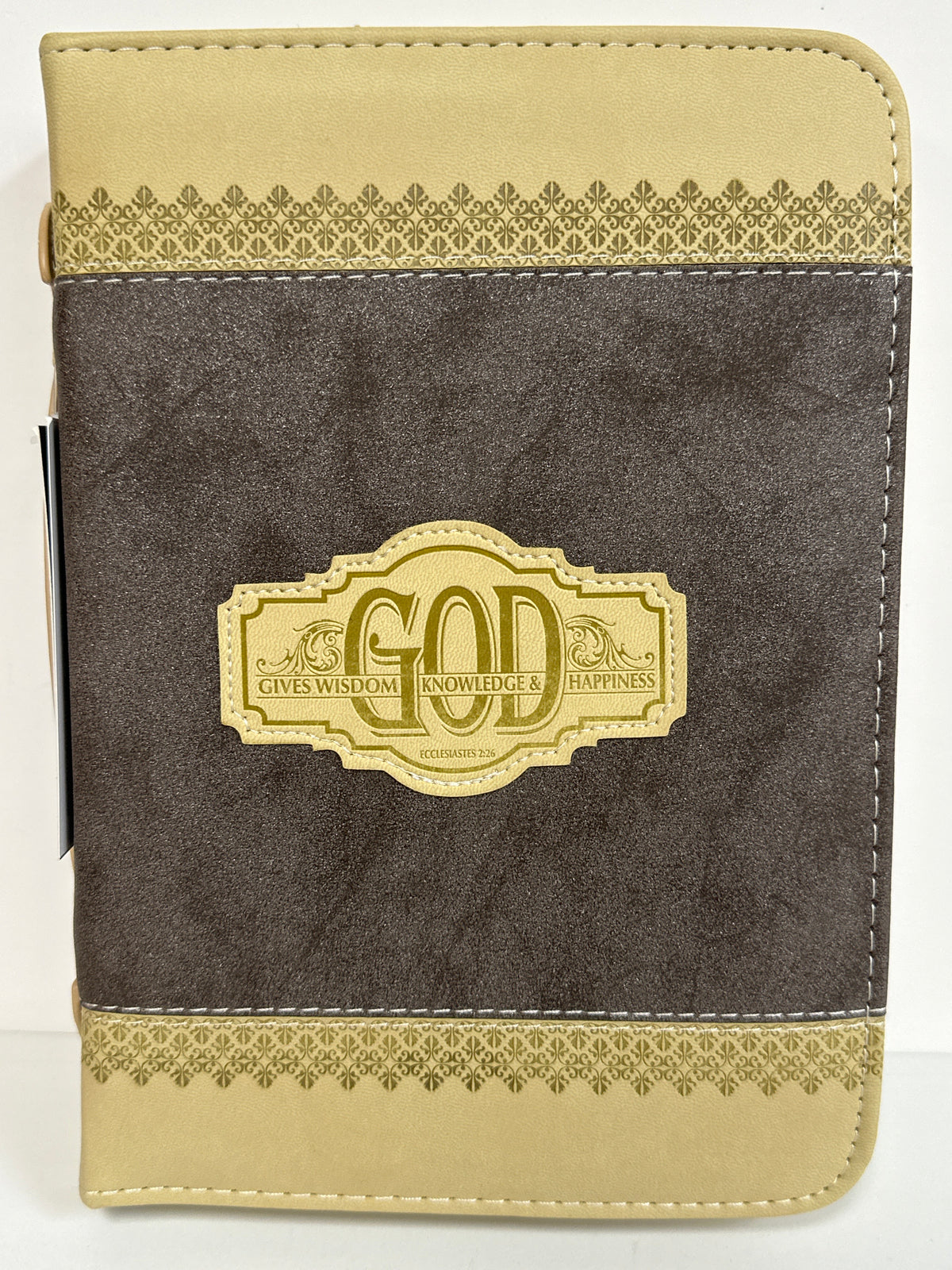 GOD GIVES WISDOM LARGE BIBLE COVER-6872
