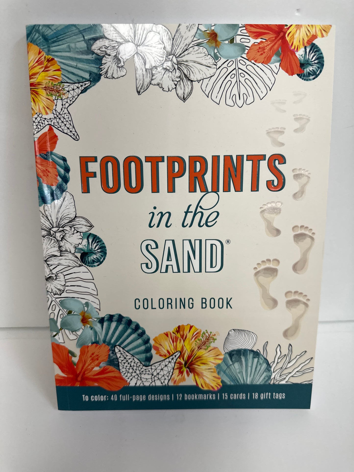 FOOTPRINTS IN THE SAND COLORING BOOK-0399