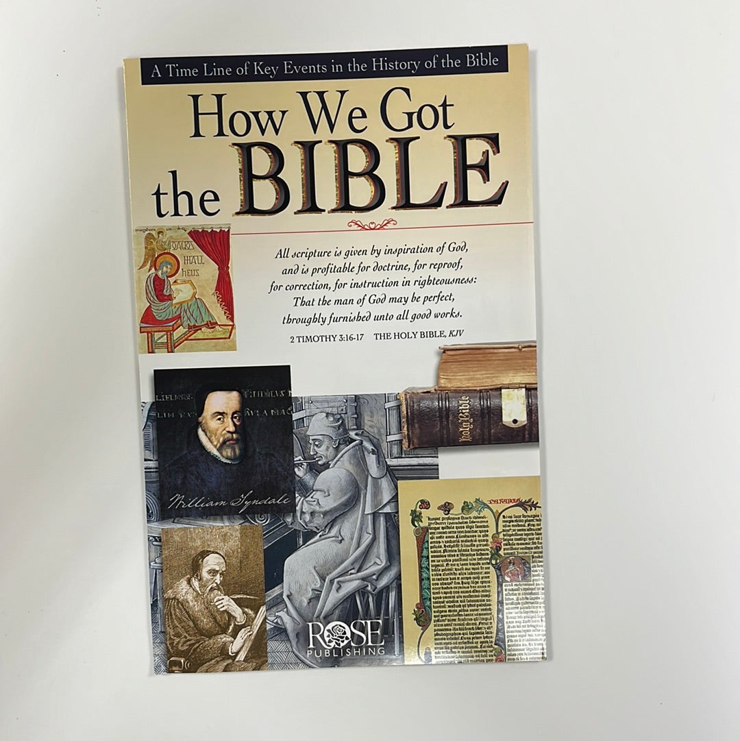 HOW WE GOT THE BIBLE PAMPHLET-8261
