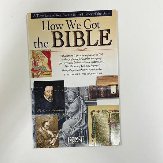 HOW WE GOT THE BIBLE PAMPHLET-8261