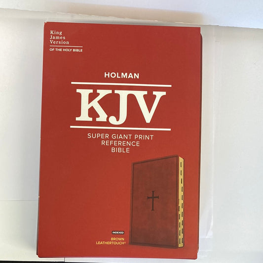 KJV SUPER GP REF BIBLE IND BRN-4259