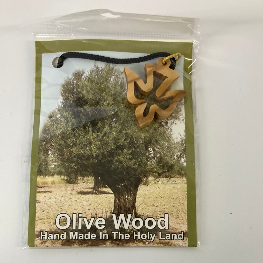 OLIVE WOOD NECKLACE-2581