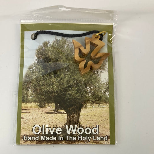 OLIVE WOOD NECKLACE-2581