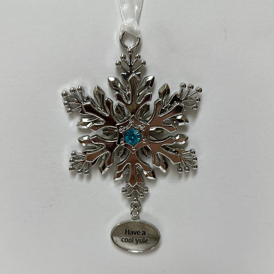 COOL YULE SPIN SNOWFLAKE ORN-6309