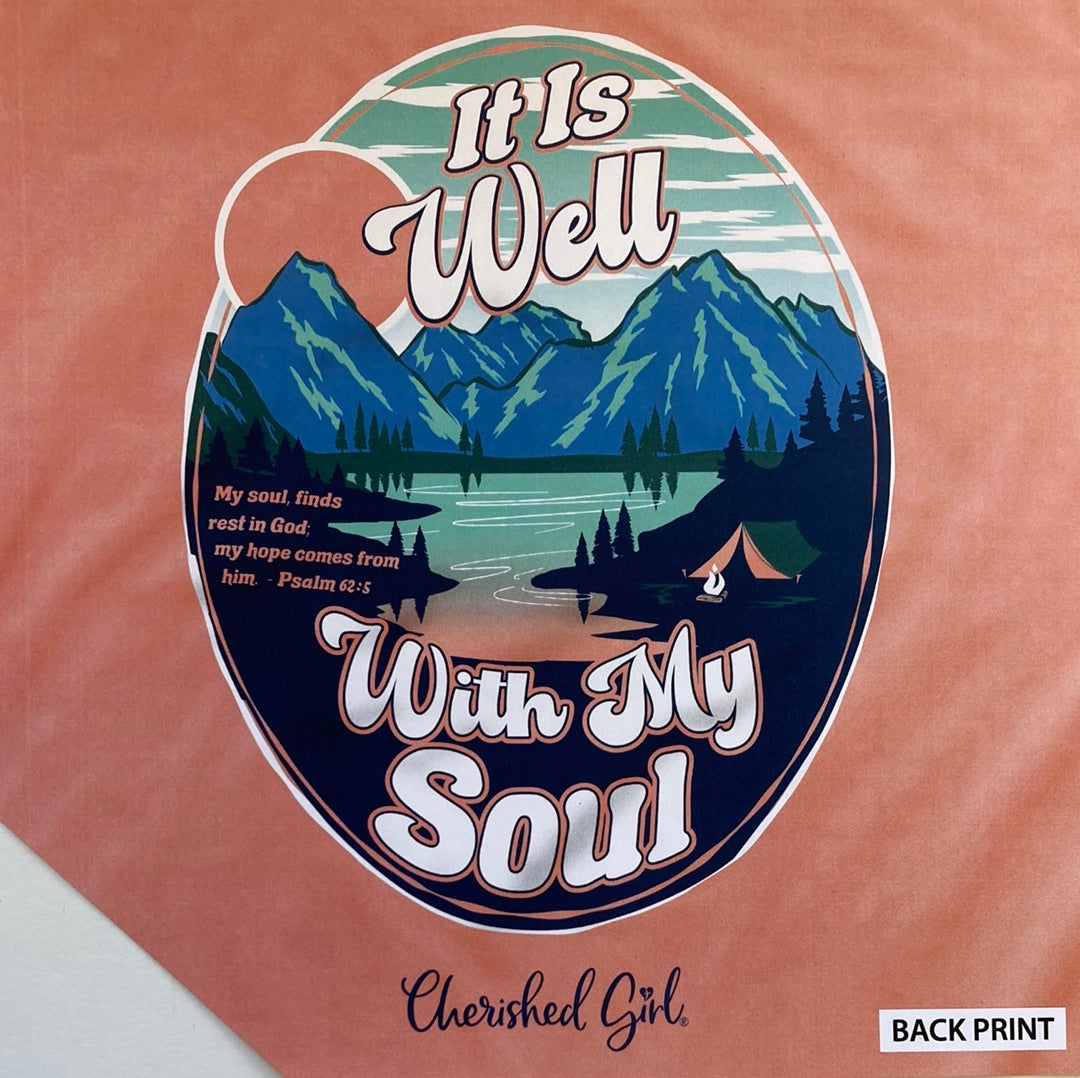 IT IS WELL OVAL CHER GIRL TEE S-6181 : SM