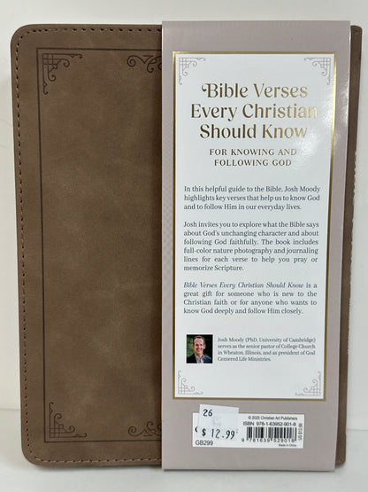 BIBLE VERSES EVERY CHRISTIAN SHOULD KNOW-9018