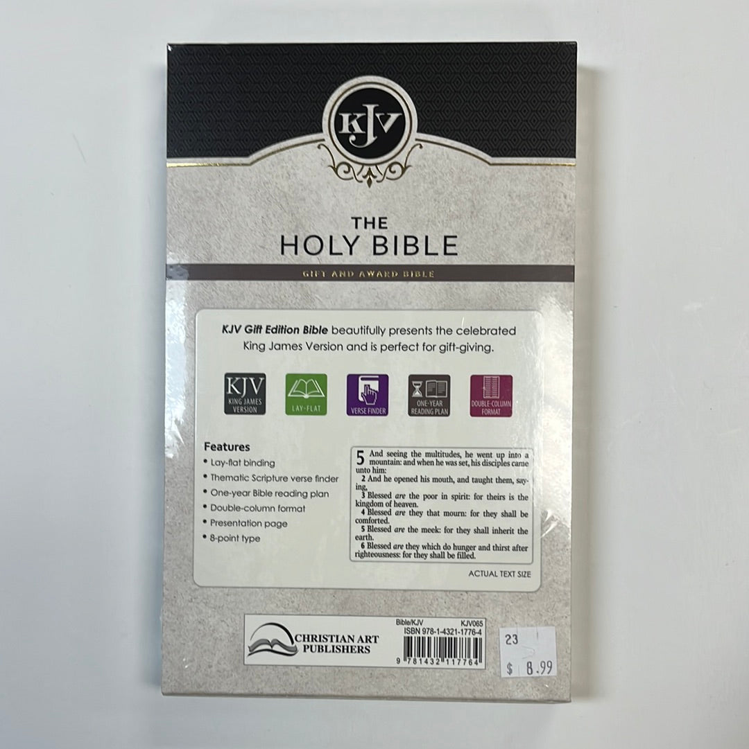 KJV GIFT & AWARD BIBLE ANTIQUE GOLD