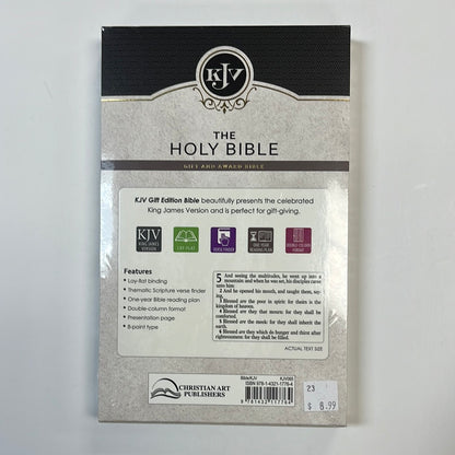 KJV GIFT & AWARD BIBLE ANTIQUE GOLD