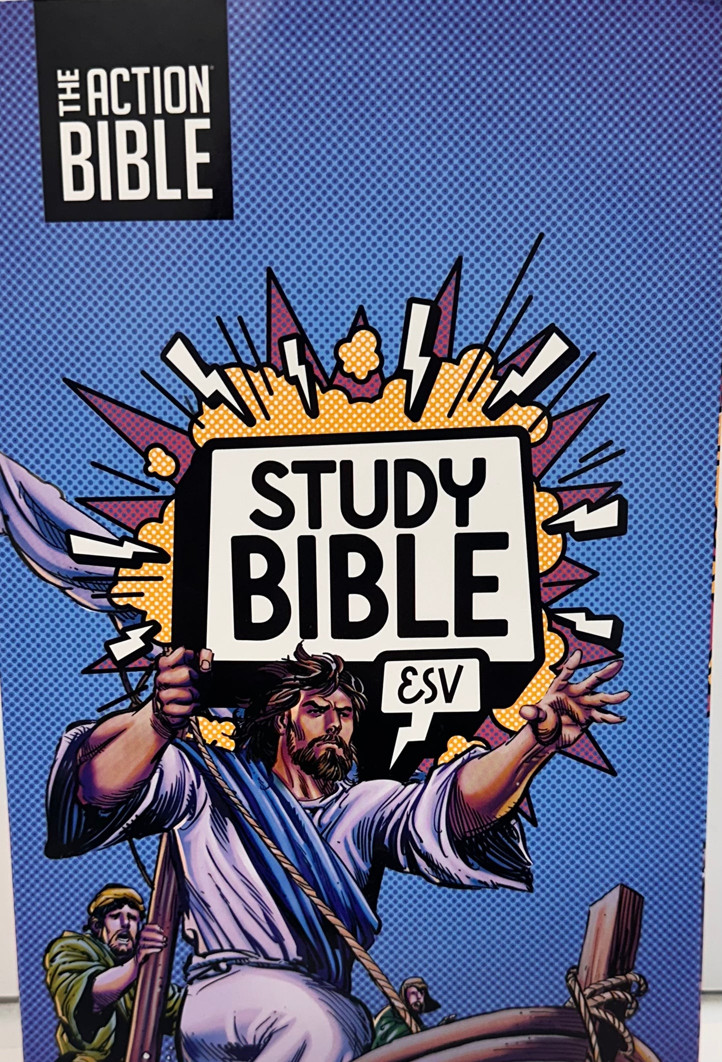 ESV THE ACTION BIBLE STUDY BIBLE BLUE-7449
