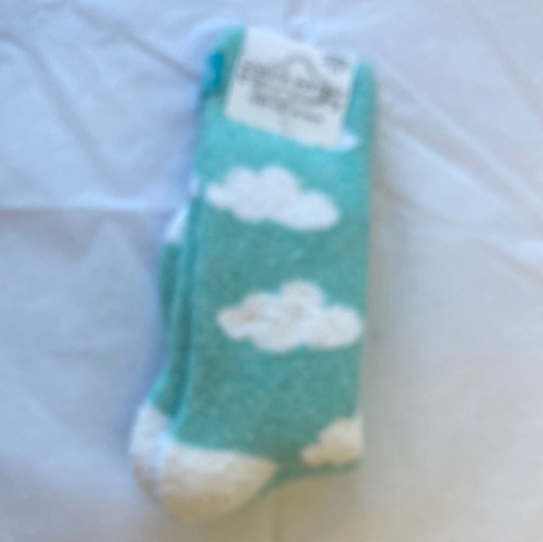 LADIES SOCKS/CLOUD TURQ 915-8818