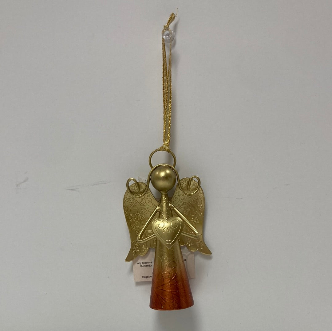 GOLD ANGEL BELL 4 INCH COPPER-5457