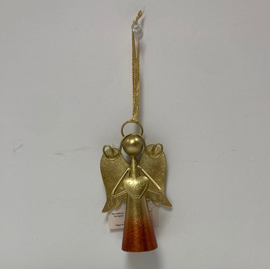 GOLD ANGEL BELL 4 INCH COPPER-5457