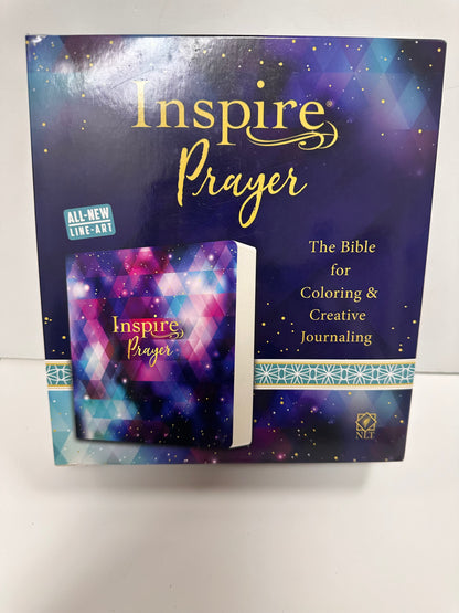 NLT INSPIRE PRAYER BIBLE COLORING/JOURNALING SOFTCOVER-4942