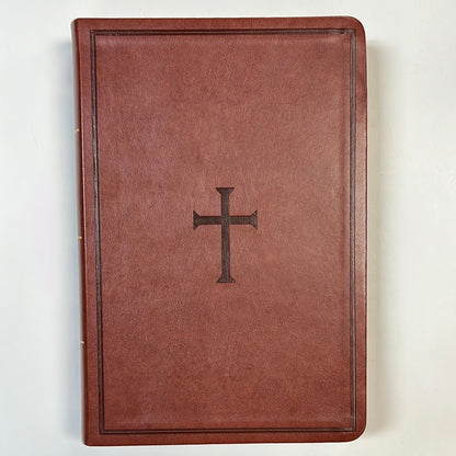 KJV GIANT PRINT REF BIBLE BROWN-4037