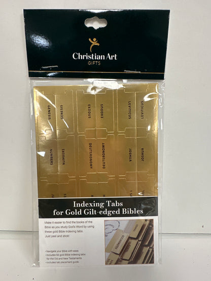 GOLD OLD AND NEW TESTAMENT BIBLE INDEXING TABS-3643
