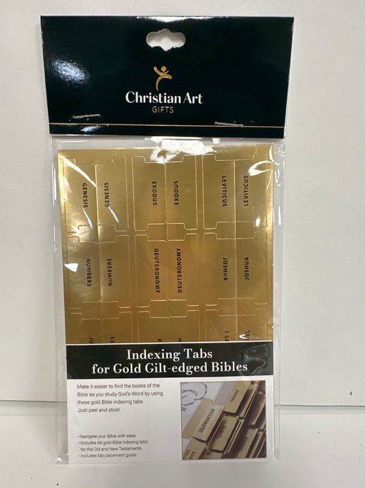 GOLD OLD AND NEW TESTAMENT BIBLE INDEXING TABS-3643