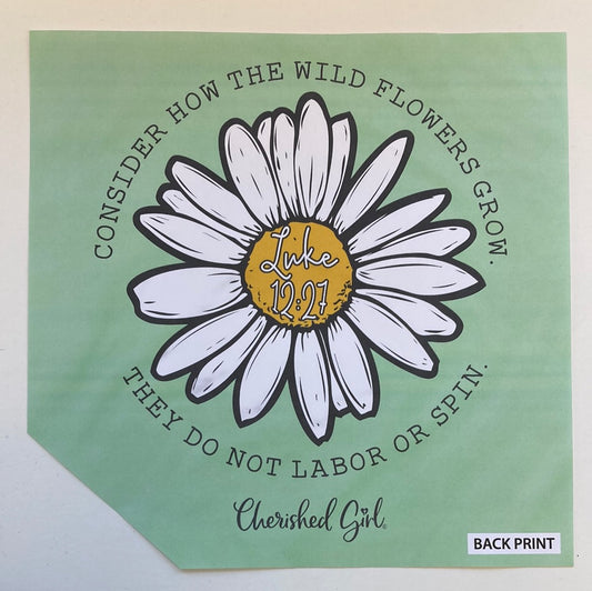 CONSIDER THE WILDFLOWERS CHER GIRL TEE 3X-5318