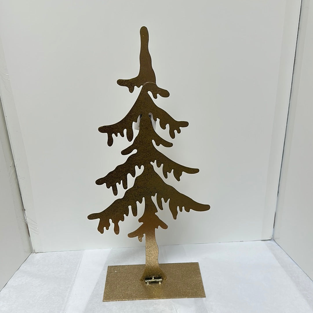 METAL LASER CUT GOLD TREE-3260