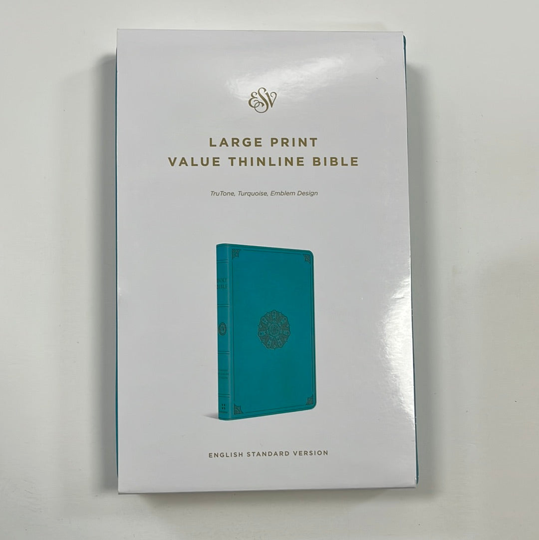 ESV LG PR TL VALUE BIBLE TURQ-2167