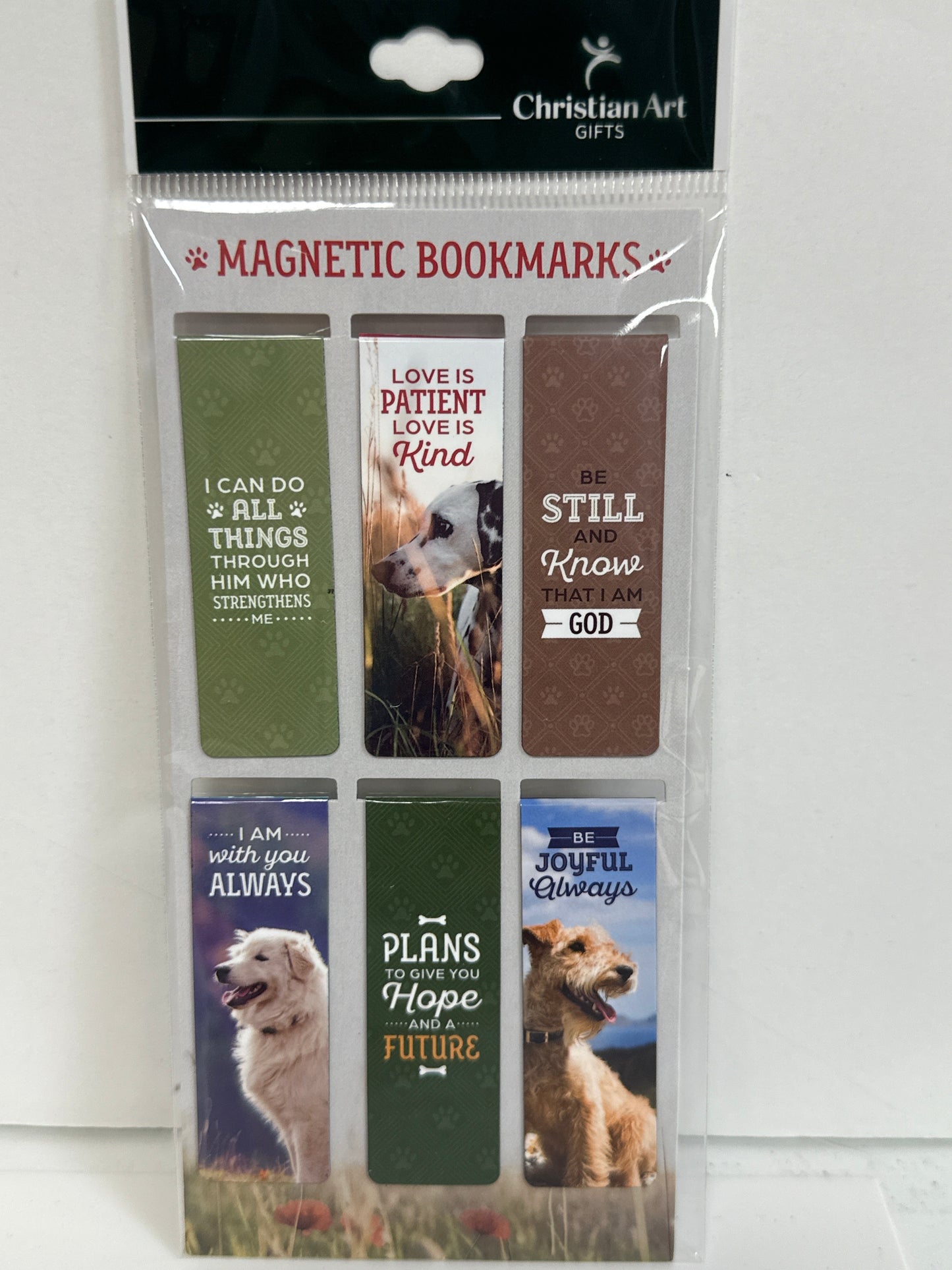 DOGS MAGNETIC BOOKMARKS-6002